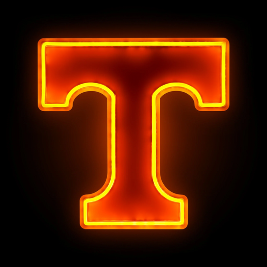 College Group Texas Tennessee Volunteers LED Neon Light Up Team sign light Chains for fans