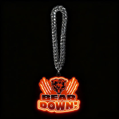 NFL big team logo chains led neon sign Chains for fans