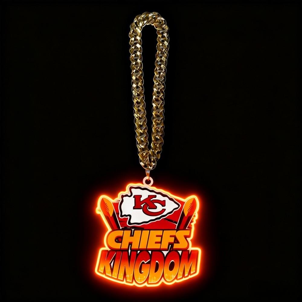NFL big team logo chains led neon sign Chains for fans