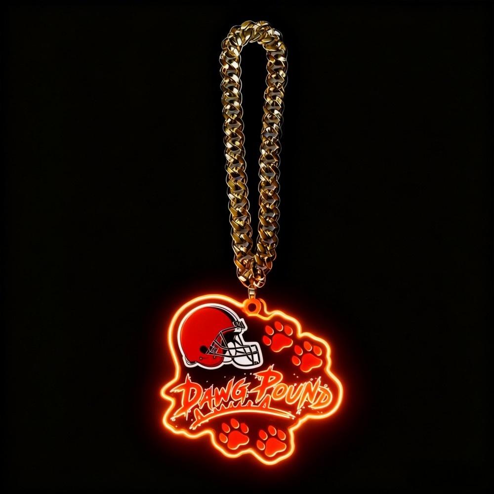 NFL big team logo chains led neon sign Chains for fans