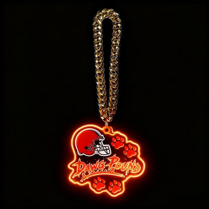 NFL big team logo chains led neon sign Chains for fans