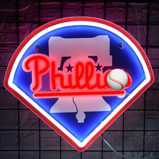 American baseball exclusive fans Neon lighting up sign big logo chain for gathering Chains for fans