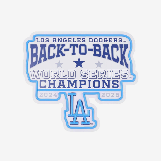 Los Angeles Dodgers 2025 Back To Back World Series Champions neon team logo sign Chains for fans