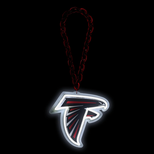 Super fan symbol American football Atlanta Falcons Neon Light Up Big Logo Chain Chains for fans