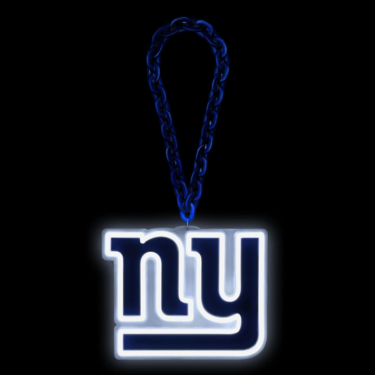 Illuminate Your Passion American football New York Giants Neon Light Up Big Logo Chain Chains for fans