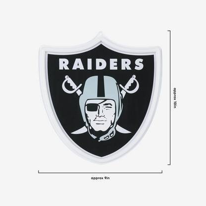 Illuminate Your Passion American football Las Vegas Raiders Neon Light Up Big Logo Chain Chains for fans