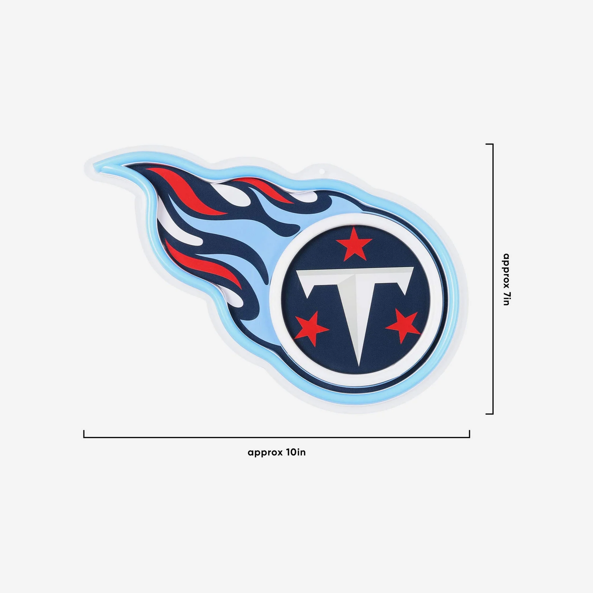 Illuminate Your Passion American football Tennessee Titans Neon Light Up Big Logo Chain Chains for fans