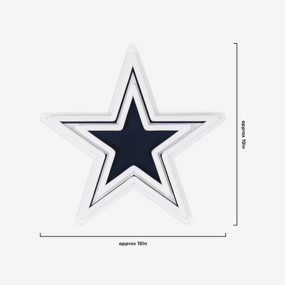 Illuminate Your Passion American football Dallas Cowboys Neon Light Up Big Logo Chain Chains for fans