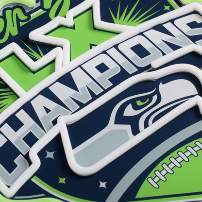 NFL Seattle Seahawks Super Bowl LX Champions neon sign Chains for fans