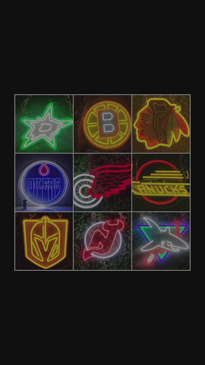 Super fan symbol American football Los Angeles Chargers Neon Light Up Big Logo Chain