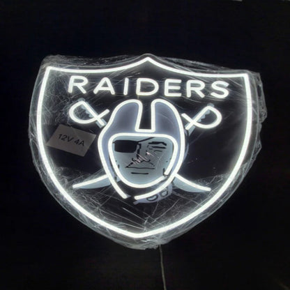 NFL fans chains Las Vegas Radiers Led big logo chains for team Chains for fans