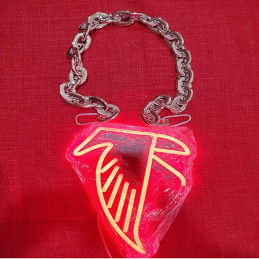 NFL fans chains Atlanta Falcons Led big logo chains for team Chains for fans